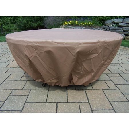 OAKLAND LIVING CORPORATION Oakland Living 8208-Cover Weather Cover for Gas Firepit - Beige 8208-Cover